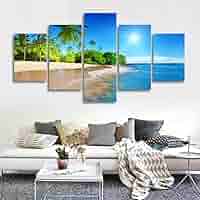 海景色 アートパネル 5枚セット キャンバス絵画 モダンインテリア 壁掛け Amazon.co.jp: Lift Gatherアートパネル 完成品 インテリア 海